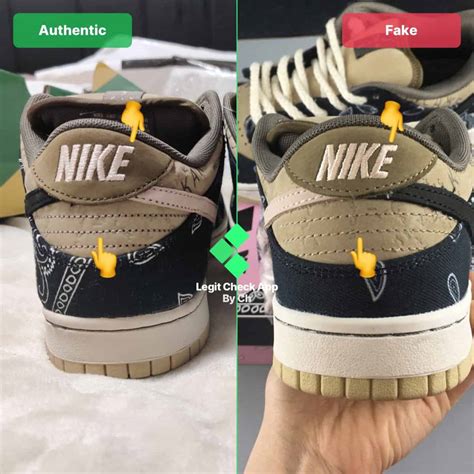 travis scott nike sb fake